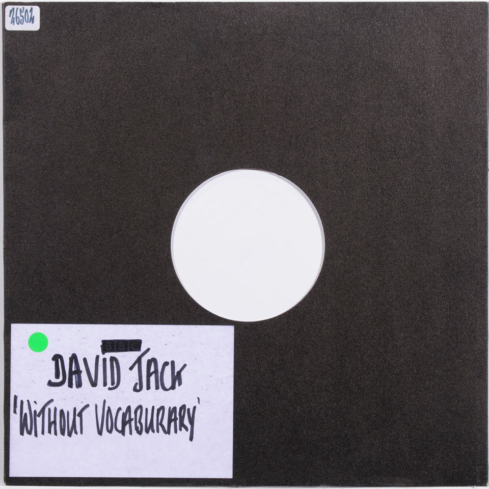 David Jack - Without Vocabulary